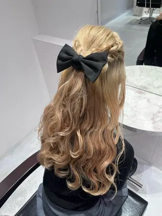 ロング ヘアアレンジ 透明感カラー 💎飯塚ゆうきのヘアスタイル