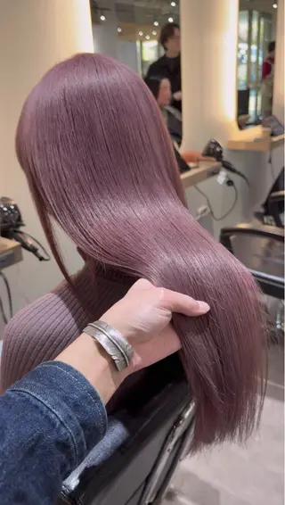 ロング カラー レイヤーカット/ ブリーチカラー/雅人のヘアスタイル