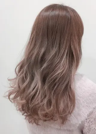 セミロング カラー 韓国美髪矯正✂️ 佐藤ヒロのヘアスタイル