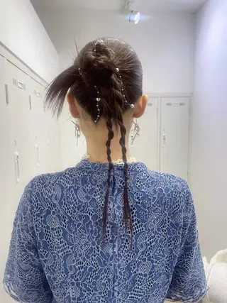 ヘアアレンジ 店長福島成美/髪質 改善縮毛矯正/カラーのヘアスタイル