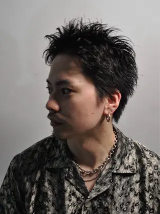 パーマ メンズ 吉永 マナトのヘアスタイル