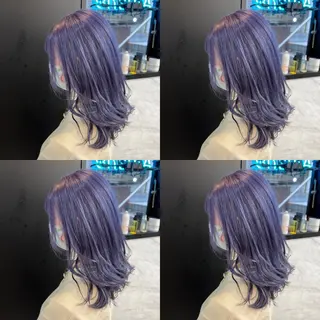 ミディアム カラー ✨縮毛矯正✖︎顔周り レイヤー✨ナカムラのヘアスタイル