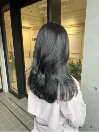 カラー 透明感ツヤカラー/ ゆうな💙のヘアスタイル