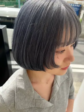 ショート カラー ハイトーンカラー🩵 耳ツボジュエリー👂のその他イメージ