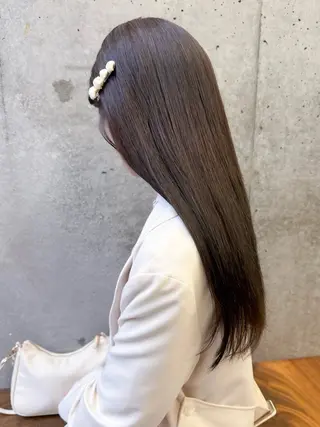 セミロング カラー パーマ ヘアアレンジ 💖美髪矯正💖 辻未侑のヘアスタイル