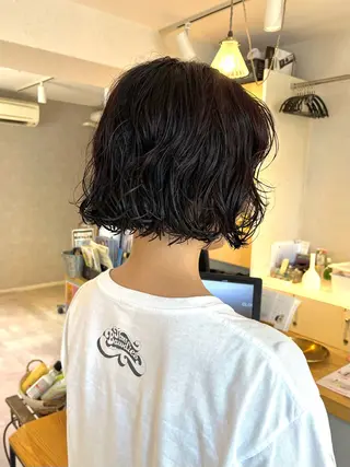 パーマ 草野 亜弥のヘアスタイル
