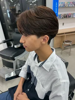 ショート パーマ ヘアアレンジ メンズ キッズ 亀井隆汰/メンズ専門 パーマ特化美容師のヘアスタイル