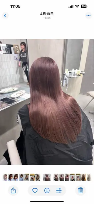 ロング 土田 功悠のヘアスタイル