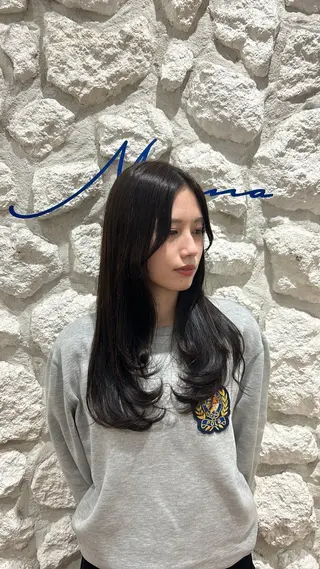 ロング 三浦 翔太のヘアスタイル
