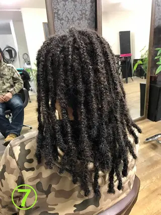 セミロング パーマ メンズ 池田 景子のヘアスタイル