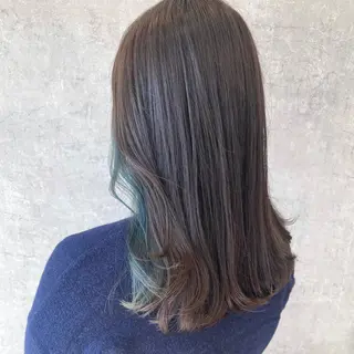 ミディアム カラー ヘアアレンジ 🌻あいり merci.🌻のヘアスタイル