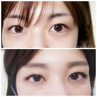 マツエク・マツパ LATTE eyelashのマツエク・マツパデザイン