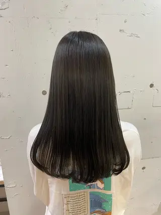 セミロング カラー 🇰🇷韓国ボブ/ 縮毛矯正🇰🇷愛誠のヘアスタイル