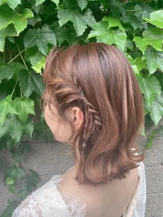 ミディアム ヘアアレンジ キッズ ヘアメイク10年から 美容師💄Anriのヘアスタイル