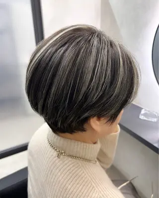 ショート カラー 新宿/美髪矯正 髪質改善/韓国風山本のヘアスタイル