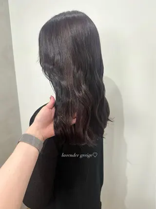 ロング カラー ヘアアレンジ Himawari♡ 柔らかいカラーのヘアスタイル