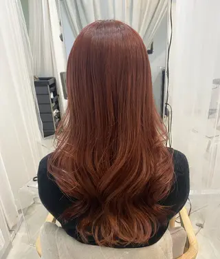 ロング 谷川 李奈のヘアスタイル