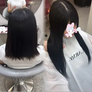 ロング yurina🩰新宿 艶カラー・アレンジのヘアスタイル