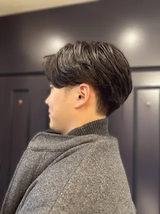 ショート パーマ メンズ 池田 玖留美のヘアスタイル