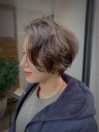 ショート パーマ 縮毛矯正✖️似合わせ 🌻ヒトミのヘアスタイル