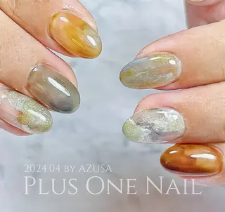 ネイル Plus  One _AZUSAのネイルデザイン