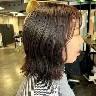 ミディアム カラー 💘札幌クロスパーマ 髪質改善💘rinaのヘアスタイル