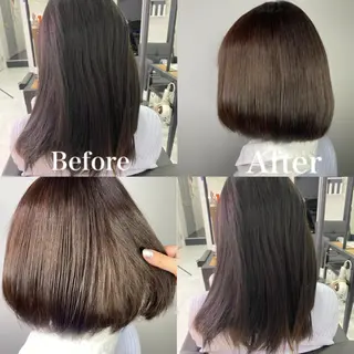 ショート 髪質改善×矯正🫧 韓国ヘアasamiのヘアスタイル