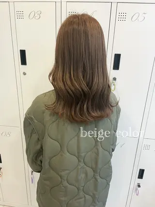 セミロング カラー 完全マンツーマン✨✨ KAITOのヘアスタイル