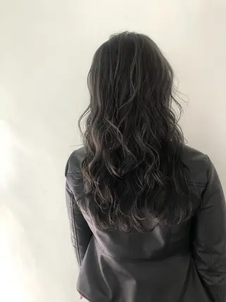 セミロング カラー ベイリコルド　アトリ 店長　宮城一真のヘアスタイル