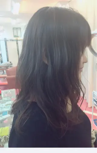 セミロング パーマ ティアラbyギャロ ティアラbyギャロのヘアスタイル