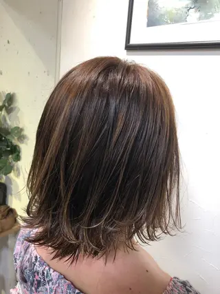 ミディアム カラー 成田 恭介のヘアスタイル