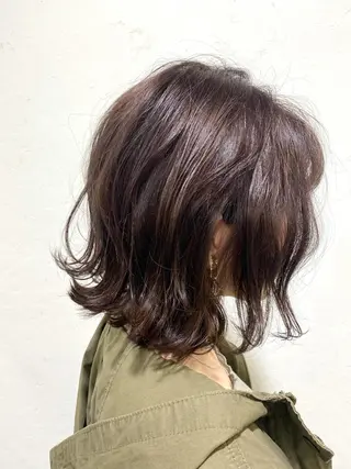 ミディアム カラー ヘアアレンジ 先着1名様限定 カット無料のヘアスタイル