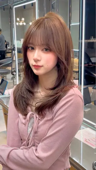 ミディアム カラー 【博多髪質改善】 吉村　清志のヘアスタイル