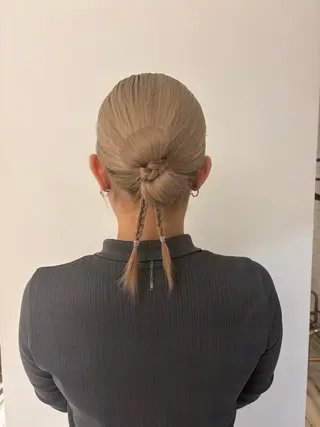 ミディアム ヘアアレンジ abilita MIYUのヘアスタイル