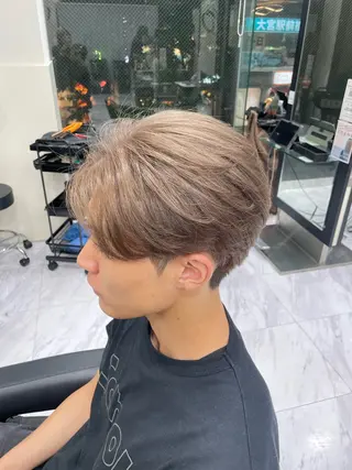 ショート カラー ヘアアレンジ メンズ 🍒KUMAGAI 🍒のヘアスタイル