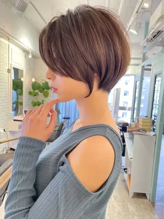 ショート 博多ベージュ 🐻松井傑のヘアスタイル