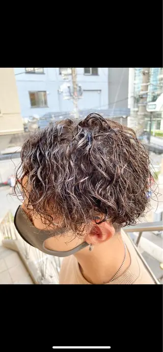 パーマ メンズ メンズブリーチカラー /パーマ ごーた立川のヘアスタイル