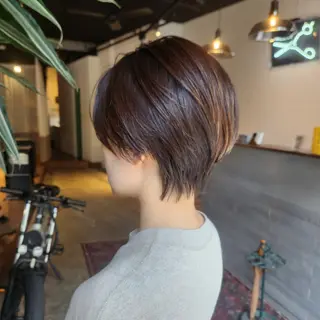 ショート ハヤシ マユ ✂ 府中美容室のヘアスタイル
