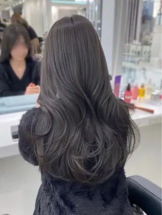 ロング カラー 💕コテ巻き風パーマ 💕KEIYA 💕のヘアスタイル