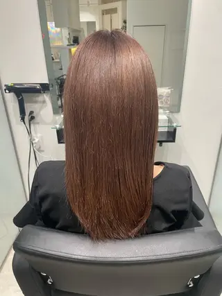 ミディアム カラー 艶髪ブリーチカラー /府中/Mizukiのヘアスタイル