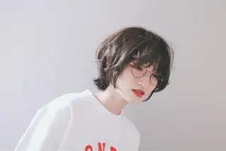 ショート カラー パーマ ooit 【オーイット】のヘアスタイル