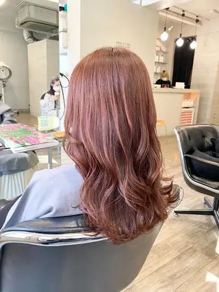 セミロング カラー パーマ・レイヤー 髪質改善・TANIのヘアスタイル