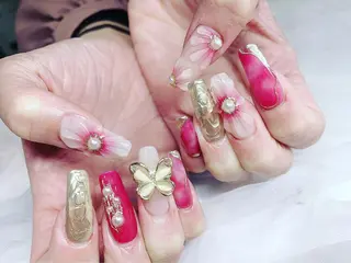 ネイル 長さだし専門店 M2　rikaのネイルデザイン