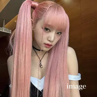 ロング 🖤メンズハイトーン /カットRisa🖤のヘアスタイル