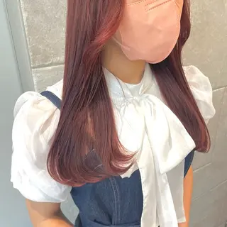 ロング カラー 🌈コテ巻き風パーマ LOHASせいな🌈のヘアスタイル