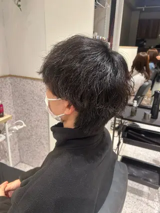 パーマ メンズ ♡ハイトーン★ ネイル/しの♡のヘアスタイル