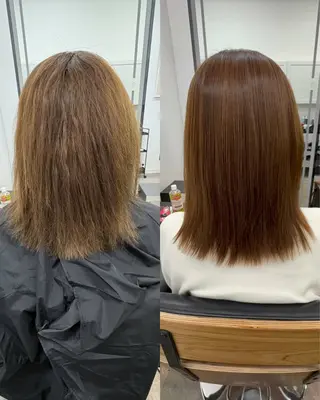 ミディアム ✨美髪縮毛矯正× カット特化/佐藤恵太のヘアスタイル