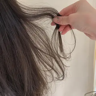 セミロング カラー パーマ ヘアアレンジ 加藤 綾華のヘアスタイル