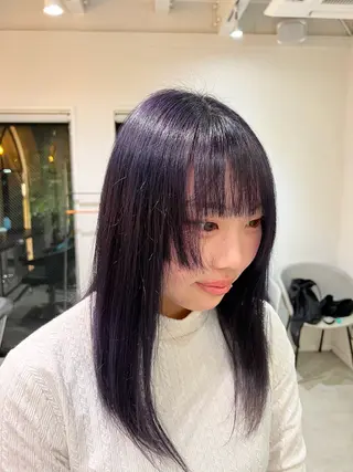 カラー ♥️ブリーチなしW/ カラー/優希/大宮のヘアスタイル