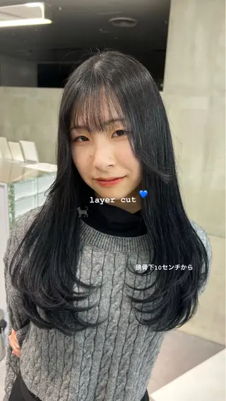 ロング レイヤー特化/渋谷 rinのヘアスタイル